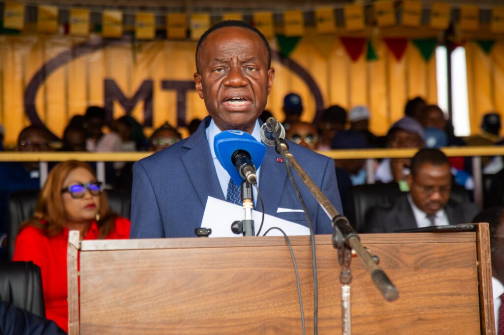 Minister of State, minister of Higher education Prof. Fame Ndongo